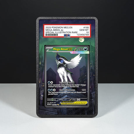 Mega Absol ex 180/132 - Graded Card Extended Artwork Display Case - Display Case Extended Artwork Pokearth