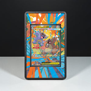 Mega Kangaskhan ex 182/132 - Custodia con Artwork Esteso per Carte Pokémon - Display Case Extended Artwork Pokearth