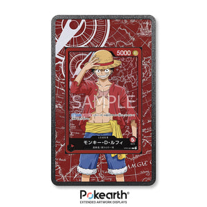 Monkey D. Luffy ST01-001 - One Piece Extended Artwork Display Case - Display Case Extended Artwork Pokearth