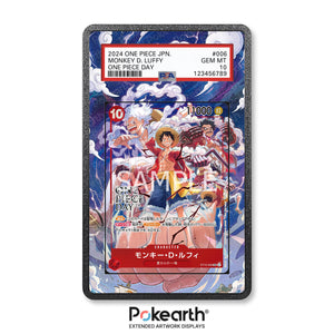 Monkey D. Luffy ST10-006 - Custodia con Artwork Esteso per Carte Gradate - Display Case Extended Artwork Pokearth