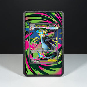 Mega Charizard X ex 109/094 - Custodia con Artwork Esteso per Carte Pokémon - Display Case Extended Artwork Pokearth