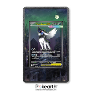 Mega Absol ex 180/132 - Custodia con Artwork Esteso per Carte Pokémon - Display Case Extended Artwork Pokearth