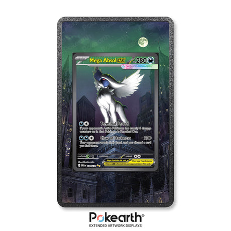 Mega Absol ex 180/132 - Custodia con Artwork Esteso per Carte Pokémon - Display Case Extended Artwork Pokearth