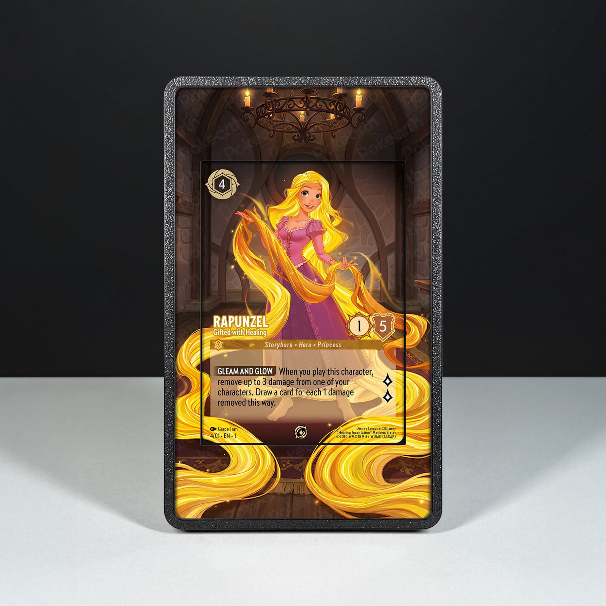 Rapunzel - Gifted with Healing 4/C1 - Disney Lorcana Extended Artwork Display Case - Display Case Extended Artwork Pokearth