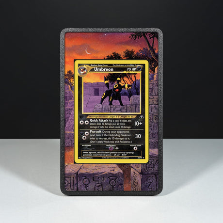 Umbreon 32/75 - Custodia con Artwork Esteso per Carte Pokémon - Display Case Extended Artwork Pokearth