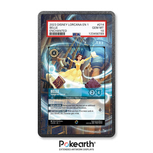 Belle - Strange but Special 214/204 Enchanted - Custodia con Artwork Esteso per Carte Gradate - Display Case Extended Artwork Pokearth