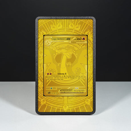 Mega Charizard X ex 130/094 - Custodia con Artwork Esteso per Carte Pokémon - Display Case Extended Artwork Pokearth