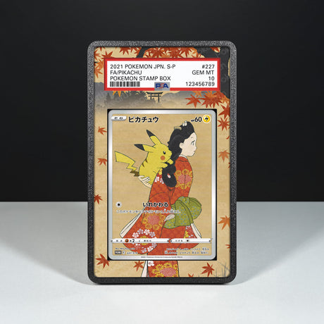 Pikachu 227/S-P - Graded Card Extended Artwork Display Case - Display Case Extended Artwork Pokearth