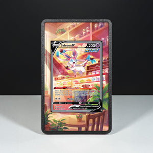 Sylveon V 184/203 - Custodia con Artwork Esteso per Carte Pokémon - Display Case Extended Artwork Pokearth