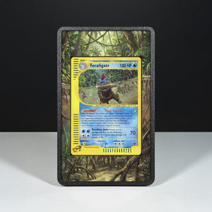 Feraligatr 12/165 - Custodia con Artwork Esteso per Carte Pokémon - Display Case Extended Artwork Pokearth