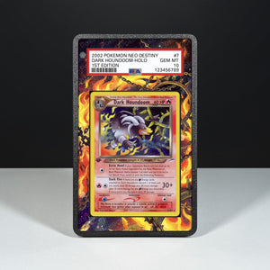 Dark Houndoom 7/105 - Graded Card Extended Artwork Display Case - Display Case Extended Artwork Pokearth
