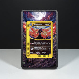 Houndoom H11/H32 - Custodia con Artwork Esteso per Carte Pokémon - Display Case Extended Artwork Pokearth