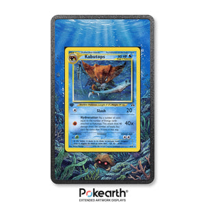 Kabutops 6/75 - Custodia con Artwork Esteso per Carte Pokémon - Display Case Extended Artwork Pokearth