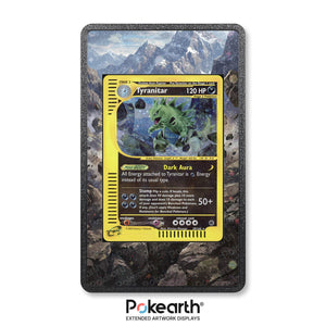 Tyranitar 29/165 - Custodia con Artwork Esteso per Carte Pokémon - Display Case Extended Artwork Pokearth