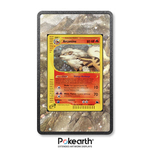 Arcanine H2/H32 - Custodia con Artwork Esteso per Carte Pokémon - Display Case Extended Artwork Pokearth