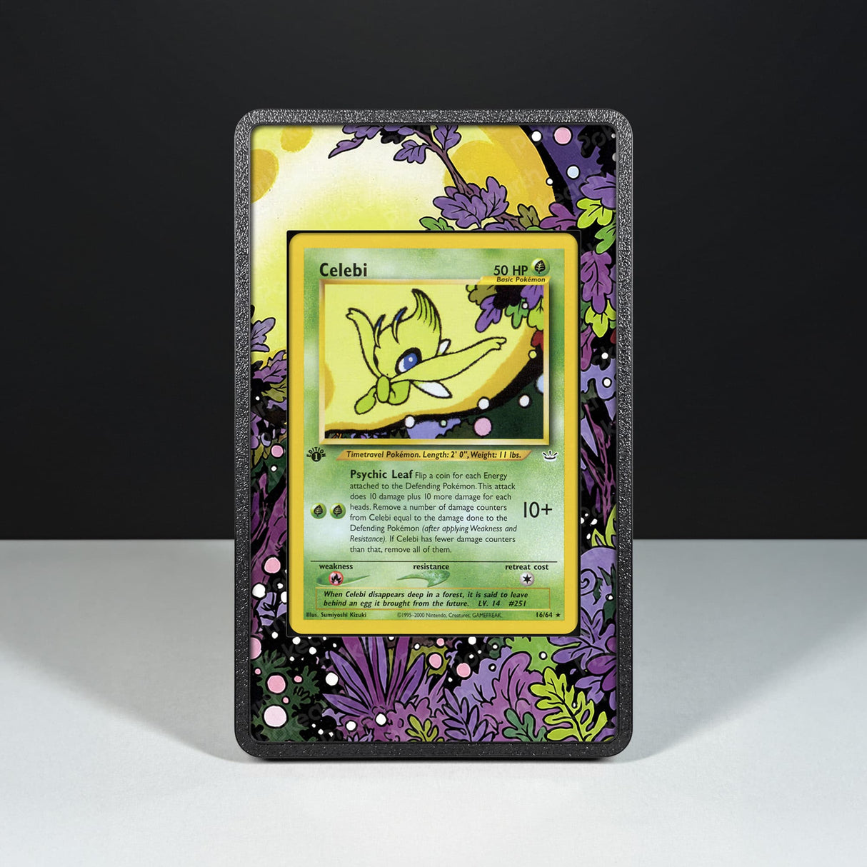 Celebi 16/64 - Custodia con Artwork Esteso per Carte Pokémon - Display Case Extended Artwork Pokearth