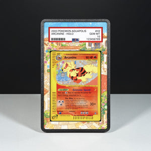 Arcanine H2/H32 - Graded Card Extended Artwork Display Case - Display Case Extended Artwork Pokearth
